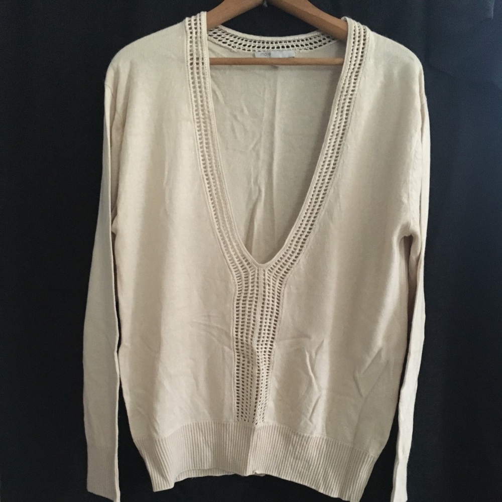 Maje sweater - silk/cashmere blend, L
